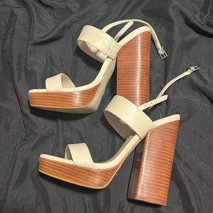 Steve Madden chunky 5 inch heel